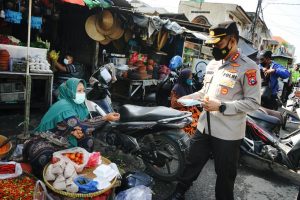 Kasus Covid-19 di Surabaya Meningkat, Polrestabes Surabaya Kembali Menggelorakan Sosialisasi Prokes