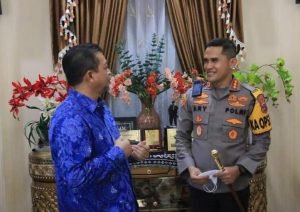 Silaturahmi, Kapolresta Samarinda Temui Wakil Gubernur Kaltim Hadi Mulyadi