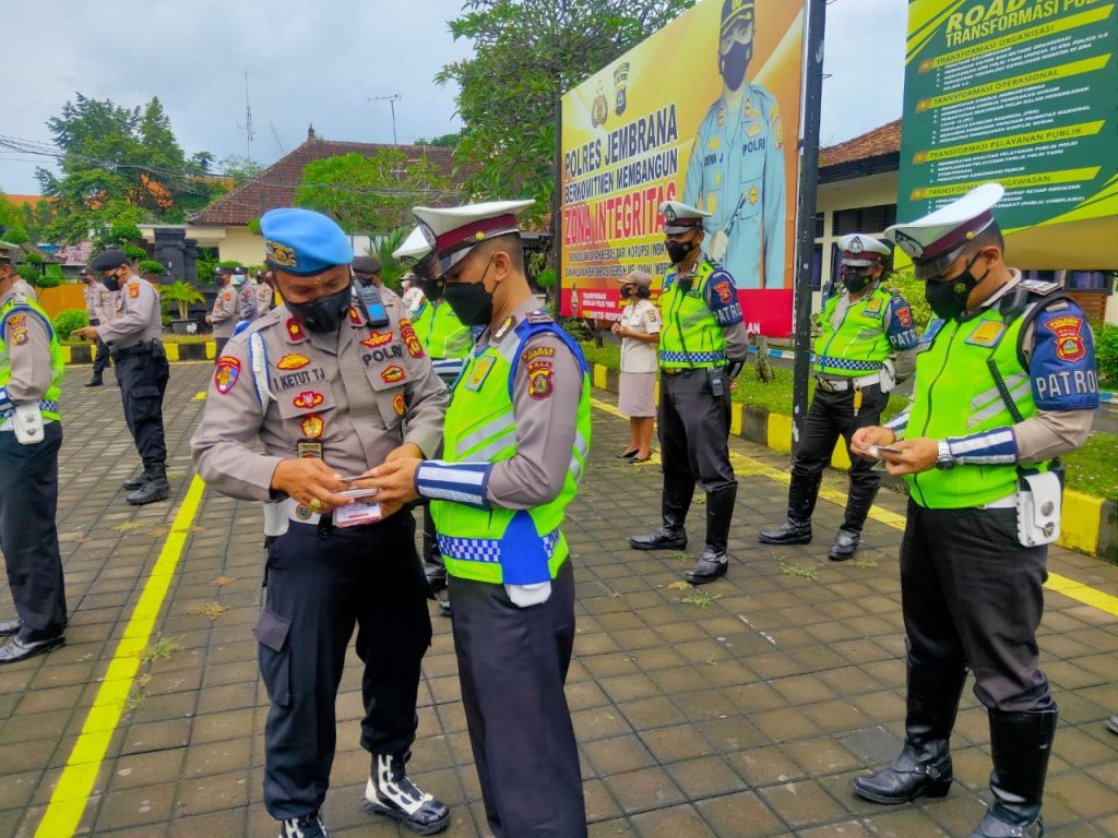 Kapolres Jembrana Terima Kedatangan Tim Gaktiplin Subbid Provos Bidpropam Polda Bali