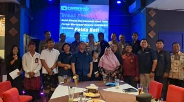 Break Shot Bali dan FORWARD Beserta Polda Bali Gelar Halalbihalal dan Santunan Anak Yatim Piatu