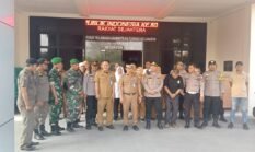 Patroli bersama forkopimcam kapolsek pakuhaji pastikan wilayaah nya kondusif