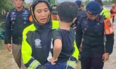 Bencana Banjir Melanda Wilayah Bali, Polda Bali Gercep Evakuasi Korban
