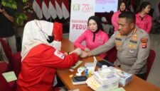 Kapolresta Tangerang Kombes Pol Andi Muhammad Indra Waspada Amirullah apresiasi partisipasi wartawan dan masyarakat dalam aksi kemanusiaan yang digelar bersama PMI Pandeglang