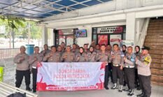 Rayakan Hari Jadi ke-74, Humas Polres Metro Tangerang Kota Tebar Kepedulian Lewat Donor Darah
