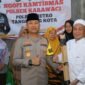 Kegiatan Ngopi Kamtibmas diakhiri dengan foto bersama dan dialog Kapolres dengan petugas pos, sebagai wujud nyata kedekatan Polri dengan masyarakat.