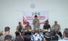 Ngopi Kamtibmas, Kapolres Kombes Pol Jauhari Ajak Masyarakat Bersama Polri Cegah Kejahatan dan Narkoba