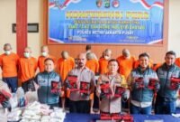 Konferensi pengungkapan kasus narkotik polres Jakarta Pusat