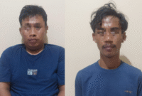 Kedua pelaku ditangkap bersama sejumlah barang bukti sabu yang sudah siap diedarkan( Foto.Lensapolri)