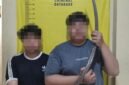 Polsek Ciledug berhasil mengamankan lima pemuda yang kedapatan membawa senjata tajam