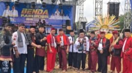 Bersama para pendekar, Rojali–Japra Meriahkan Hari Terakhir Benda Fair 2025 Lewat Atraksi Seni Bela Diri