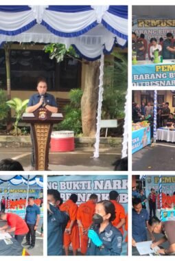 Polda Bali Musnahkan Barang Bukti Narkoba Senilai Lebih dari Rp4 Miliar, Selamatkan 900 Generasi Bangsa