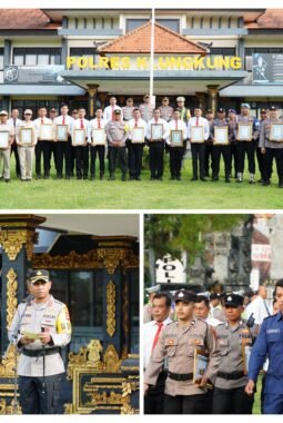 Kapolres Klungkung Apresiasi Personel Berprestasi, Wujud Penghargaan atas Dedikasi dan Pengabdian Tanpa Batas