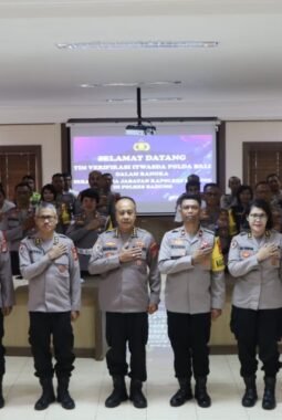 Pastikan Tepat Sasaran, Polres Badung Jalani Was Ops Lilin Agung 2025 dari Itwasda Polda Bali