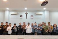 Kapolres Metro Tangerang Kota Tinjau Gereja dan Pos Pam Ops Lilin Jaya 