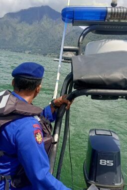 Jaga Kamtibmas dan Kelestarian Danau Batur, Satpolairud Polres Bangli Terus Berpatroli