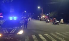 Sat Samapta Polres Bangli Intensifkan Blue Light Patrol Randis R4 untuk Jaga Kamseltibcar Lantas Malam Hari