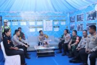 Kapolres Metro Tangerang Kota Cek Kesiapan Pos Pam dan Pos Yan Ops Lilin Jaya 2025