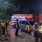 Personel Polsek Benda saat melakukan patroli mobile di jalan Atang Sanjaya (Dok.Ist)