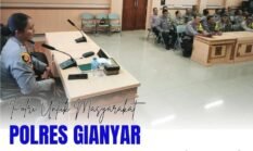 Wakapolres Gianyar Pimpin Anev Aduan Masyarakat, Wujud Komitmen Polri Tingkatkan Kualitas Pelayanan Publik