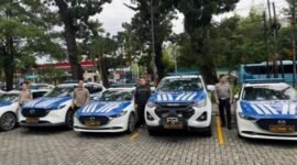 Korlantas Polri Serahkan 8 Kendaraan Patroli ke Polda Sumut untuk Dukung Penanganan Bencana (Foto: Ist)