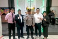 Polsek Benda Amankan Ibadah Natal di Gereja GKK Basoetta (Foto.ist)
