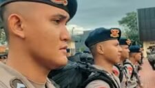 100 personel Satuan Brimob Polda Banten yang akan bertugas dalam Operasi Aman Nusa II Bawah Kendali Operasi (BKO) Polda Aceh (Foto: Polda Banten)