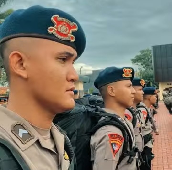 100 personel Satuan Brimob Polda Banten yang akan bertugas dalam Operasi Aman Nusa II Bawah Kendali Operasi (BKO) Polda Aceh (Foto: Polda Banten)