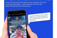 Info lowongan pekerjaan di Dinas Perhubungan DKI Jakarta,'Hoax' (Foto.Dishub DKI Jakarta)