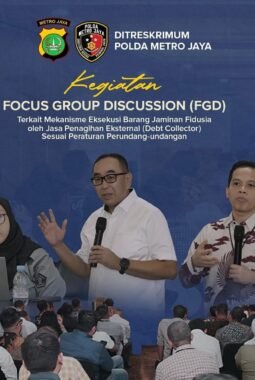 Ditreskrimum Polda Metro Jaya Gelar FGD Penarikan Objek Jaminan Fidusia Sesuai Ketentuan Hukum