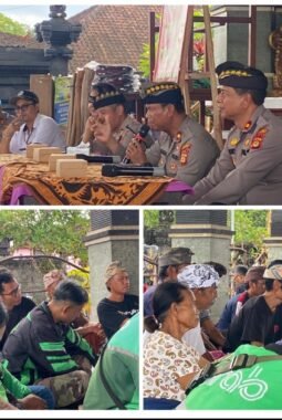 Serap Aspirasi Masyarakat, Waka Polres Tabanan Gelar Jumat Curhat di Desa Denbantas