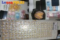 petugas menyita barang bukti berupa 648 butir pil Eximer, 15 butir Tramadol, 14 butir Trinek, uang tunai hasil penjualan sebesar Rp18 juta