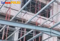 Proyek pembangunan SMA Kemala Taruna Bhayangkara (KTB) yang berlokasi di Gunung Sindur, Kabupaten Bogor