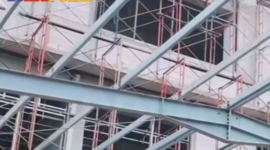 Proyek pembangunan SMA Kemala Taruna Bhayangkara (KTB) yang berlokasi di Gunung Sindur, Kabupaten Bogor