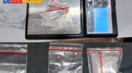 Paket berisi narkotika jenis sabu dengan total berat 1,5 gram 