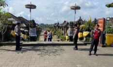 Beri Rasa Aman Kepada Wisatawan, Pawas Bersama Anggota sambangi Obyek Desa Wisata Penglipuran