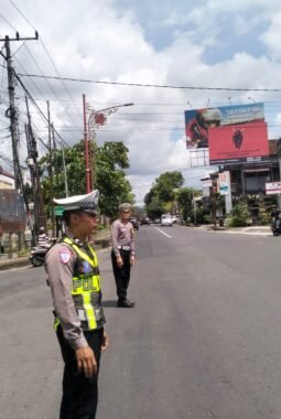 Pengamanan Humanis, Lalu Lintas Kondusif  Satgas Kamsel Pastikan Stabilitas Pasca Natal 2025 dan Tahun Baru 2026 di Kota Bangli