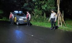 Jaga Kondusivitas Wilayah, Patroli Harkamtibmas Samapta Polsek Abiansemal Ditingkatkan