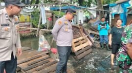 Polsek Benda Siaga Pantau Dampak Bencana Hidrometeorologi (Foto:Istw)