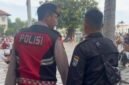 Unit Samapta Polsek Tamansari Polres Jakarta Barat melaksanakan kegiatan patroli dialogis dan sambang jalan kaki di kawasan Taman Fatahillah, Kota Tua (Foto.Istw)