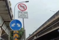 Rambu Larangan Jam Operasional Rekayasa Lalu Lintas Diberlakukan, Exit Tol Rawa Buaya Ditutup Pukul 07.00–10.00 WIB