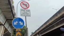 Rambu Larangan Jam Operasional Rekayasa Lalu Lintas Diberlakukan, Exit Tol Rawa Buaya Ditutup Pukul 07.00–10.00 WIB