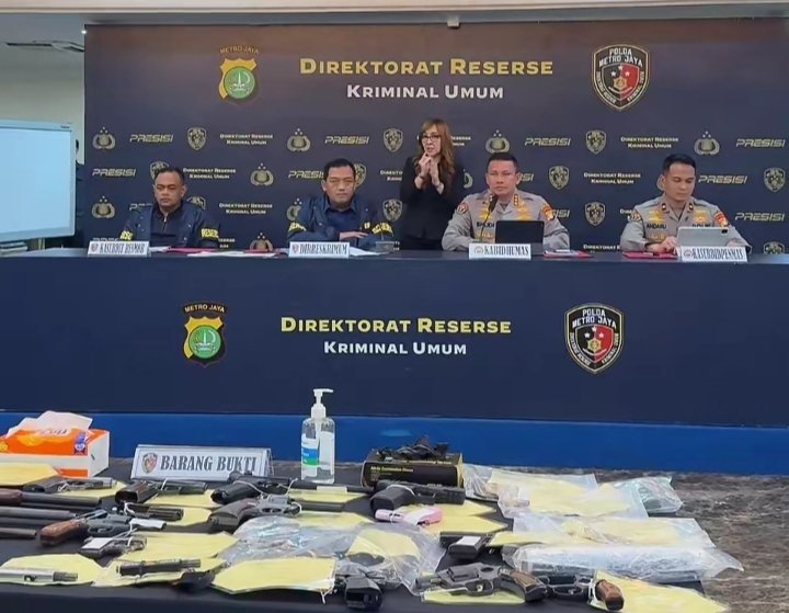 Polisi Bongkar Jaringan Senpi Rakitan (Foto.Istw)