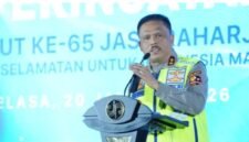 Kakorlantas Polri Hadiri Puncak HUT ke-65 Jasa Raharja, Wujudkan Keselamatan Lalu Lintas (Foto.Istw)