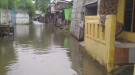 Puluhan rumah warga di Tegal Alur Tergenang Air (Foto.Lenspolri/Arf)