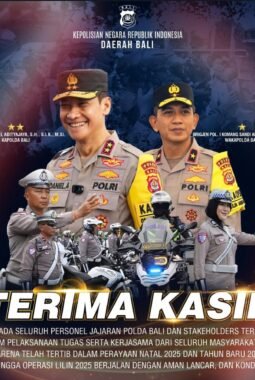 Kapolda Bali Apresiasi Sinergi Personel dan Masyarakat, Operasi Lilin 2025 Berjalan Aman dan Kondusif