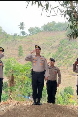Kenang Pengabdian Setia, Apel Pemakaman Satwa K-9 “Getta” Digelar di Polda Sulbar