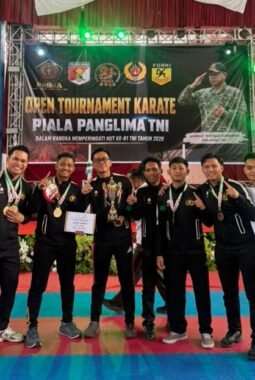 Polda Sulbar Juara Umum Karate Piala Panglima TNI 2026, Sabet 4 Emas dan 1 Perunggu