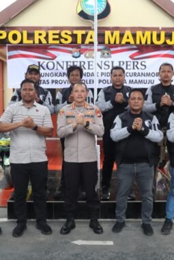 Polresta Mamuju Bongkar Jaringan Curanmor Lintas Provinsi, Residivis hingga Anak di Bawah Umur Diamankan