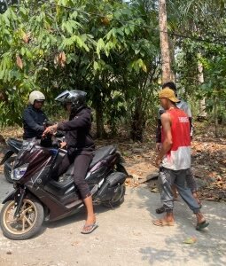 URC Polres Polman Amankan Terduga Pelaku Curanmor di Matakali, Motor Curian Jadi Barang Bukti