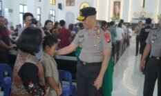 Dari Gereja Santa Maria, Kapolda Sulbar Titip Doa: “Kami Mohon Dukungan untuk Melayani Masyarakat”